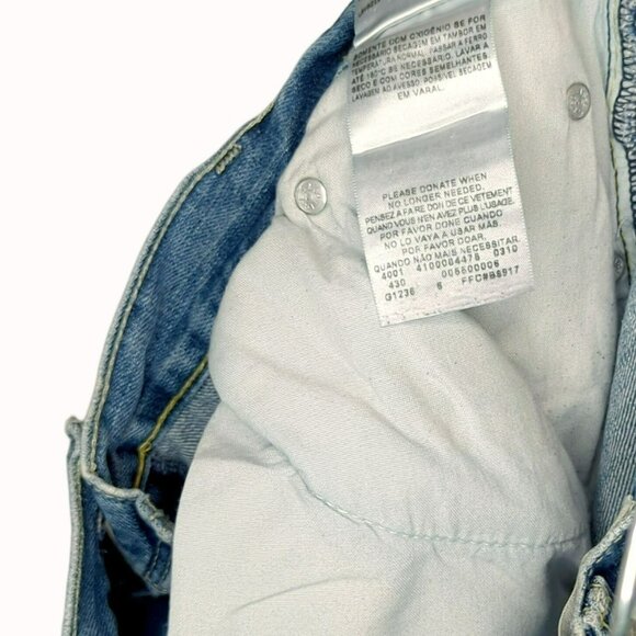 Levis 550 Jeans Relaxed Fit Blue Distressed Denim Mens W38 L34 - Picture 8 of 8